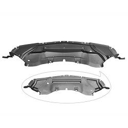 DODGE CHALLENGER FRONT SPLASH SHIELD (BMP UNDER CVR)(3.5/3.6/5.7)**CAPA** OEM#5028807AF 2009-2012 PL#CH1228159C