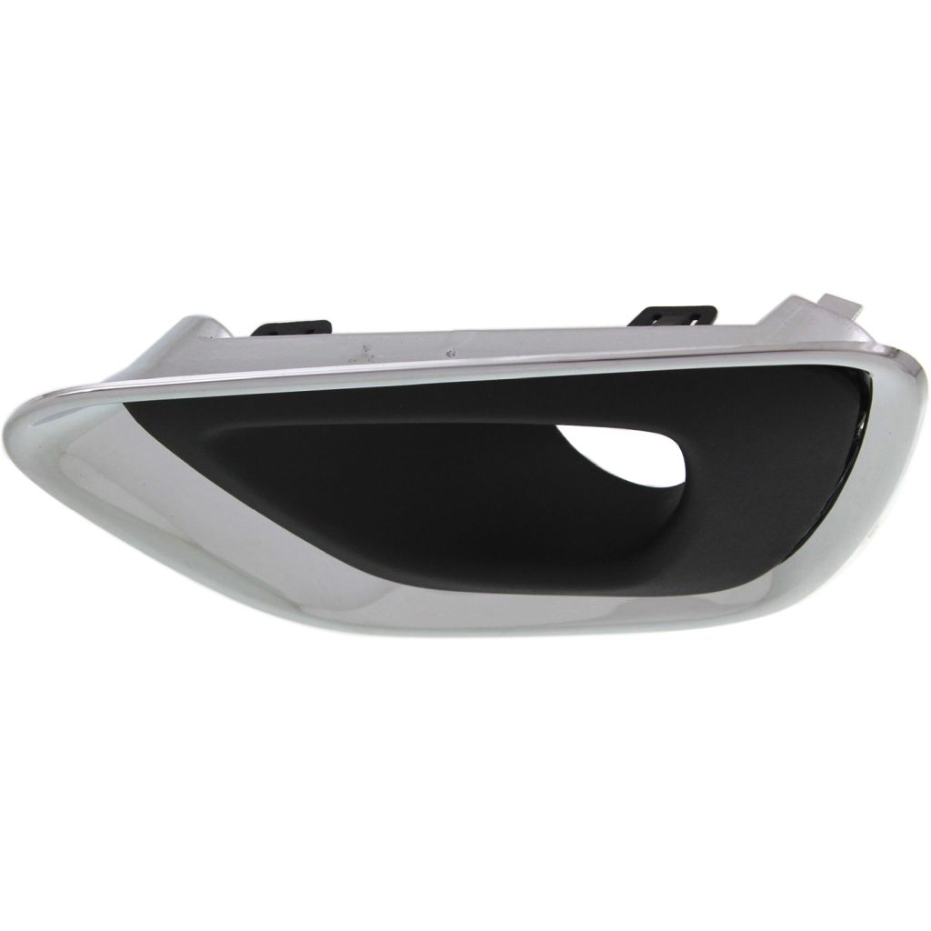 JEEP GRAND CHEROKEE FOG LAMP BEZEL LEFT (Driver Side) CHR/BLK (LAREDO/LTD/OVERLAND) OEM#68143079AB 2014-2016 PL#CH1038147