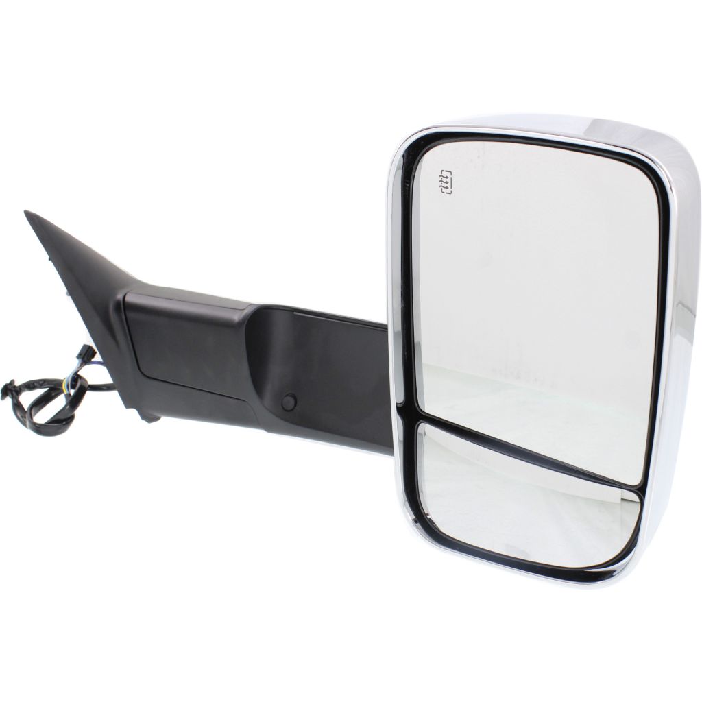 DODGE TRUCKS & VANS DODGE/PU (R2500/3500) DOOR MIRROR RIGHT (Passenger Side) PWR/HTD/SIGNAL/PUDDLE/MEMORY/PWR-FOLD(CHROME)(TOW TYPE) OEM#68416902AC 2015-2018 PL#CH1321398
