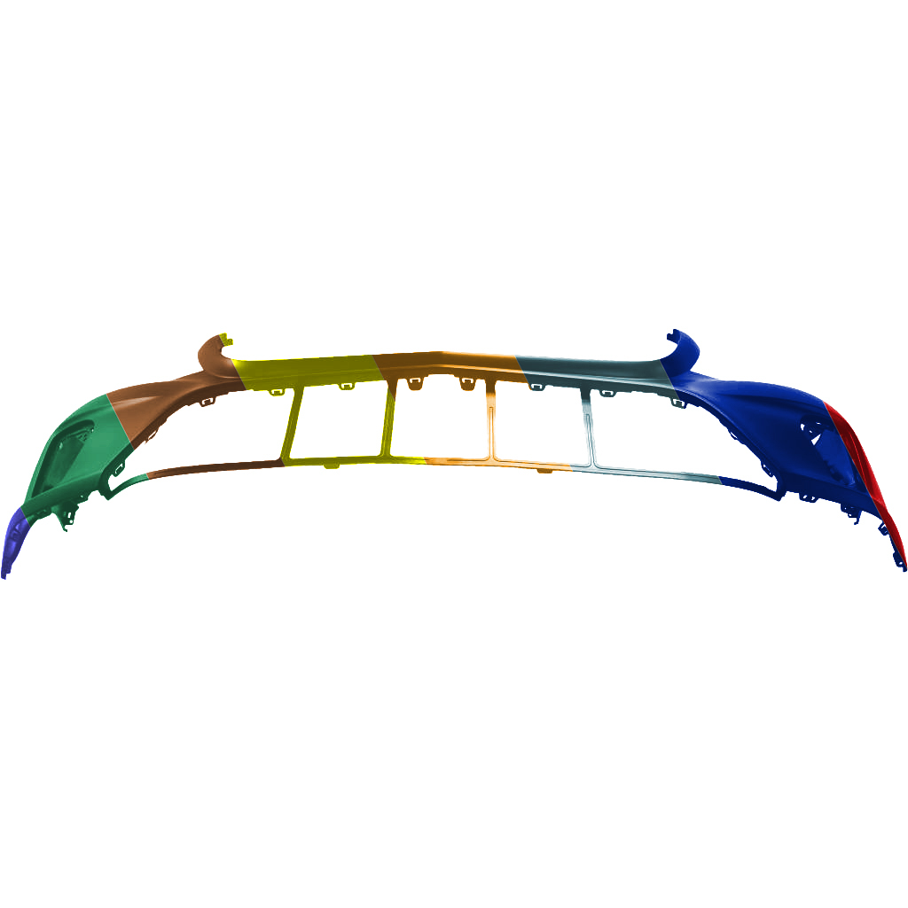 MERCEDES-BENZ GLS-CLASS (166) FRONT BUMPER COVER PRIMED (WO/ACTIVE PARK ASSIST)(GLS450 WO/SPORT) OEM#16688517389999 2017-2019 PL#MB1000527