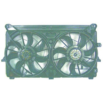 GM TRUCKS & VANS SIERRA/PU 1500 (GMC) RADIATOR & A/C FAN ASSEMBLY (V8 HD DUTY)(DUAL FAN) OEM#15780788-PFM 2007-2013 PL#GM3115209