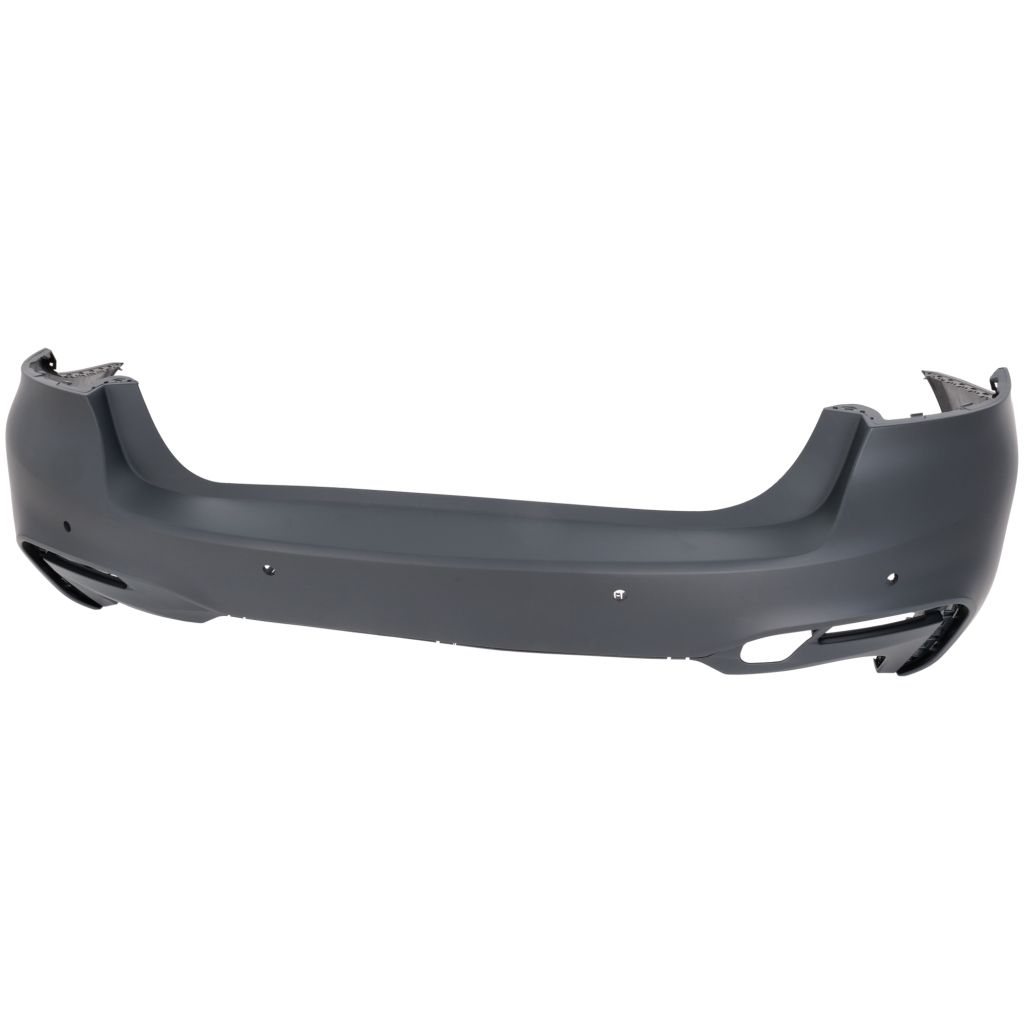 BMW BMW 5 SERIES (SEDAN) REAR BUMPER COVER PRIMED (530i/540 W/M PKG)(M550)(W/SENSOR)(W/PARK SYS)**CAPA** OEM#51128073725 2017-2020 PL#BM1100370C