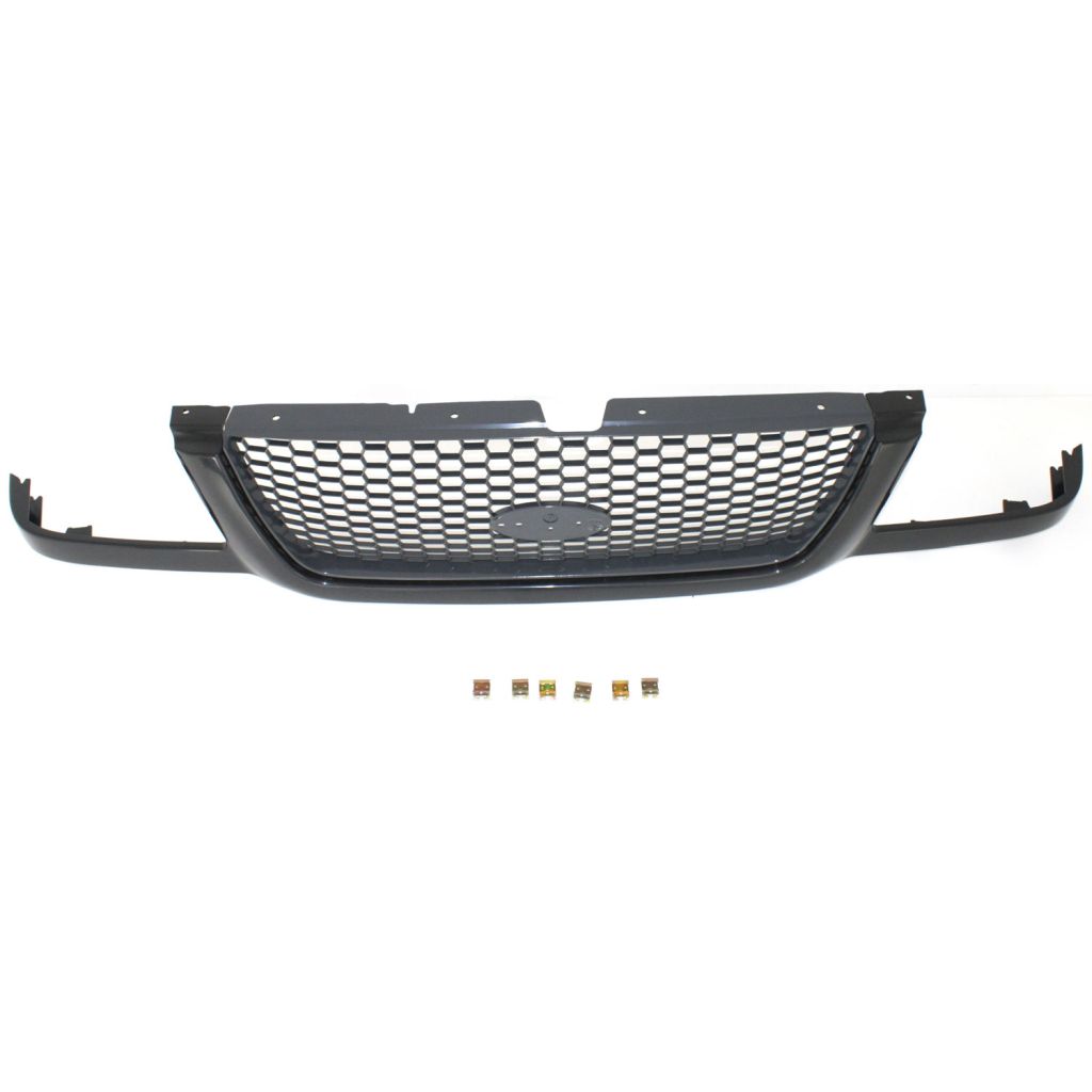 FORD TRUCKS & VANS RANGER GRILLE PTD/BLACK (HONEYCOMB DESIGN) OEM#3L5Z8200BA 2001-2003 PL#FO1200395