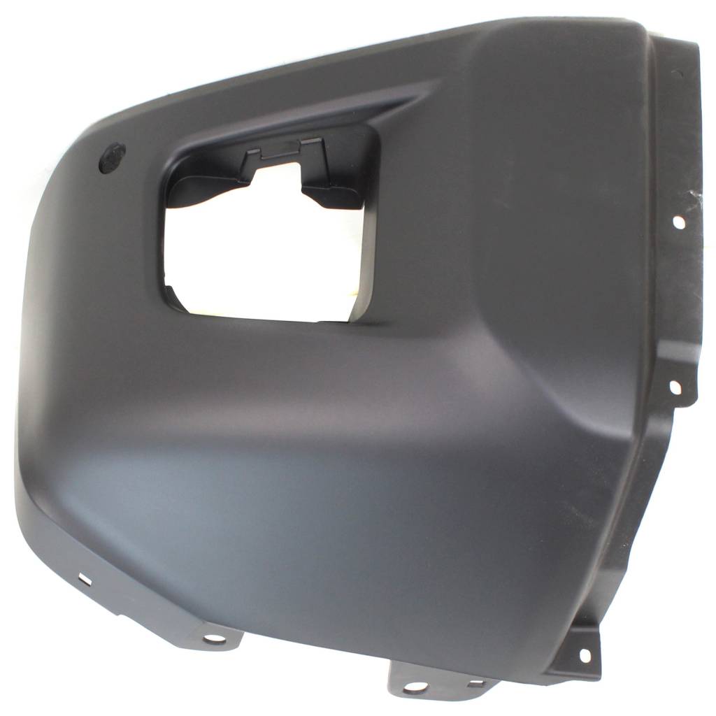 TOYOTA TUNDRA FRONT BUMPER END RIGHT (Passenger Side) BLACK (W/ SENSOR) OEM#521120C908 2014-2021 PL#TO1005183