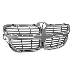 DODGE STRATUS/SEDAN GRILLE GRAY W/ CHROME FRAME OEM#4805651AA 2001-2003 PL#CH1200239