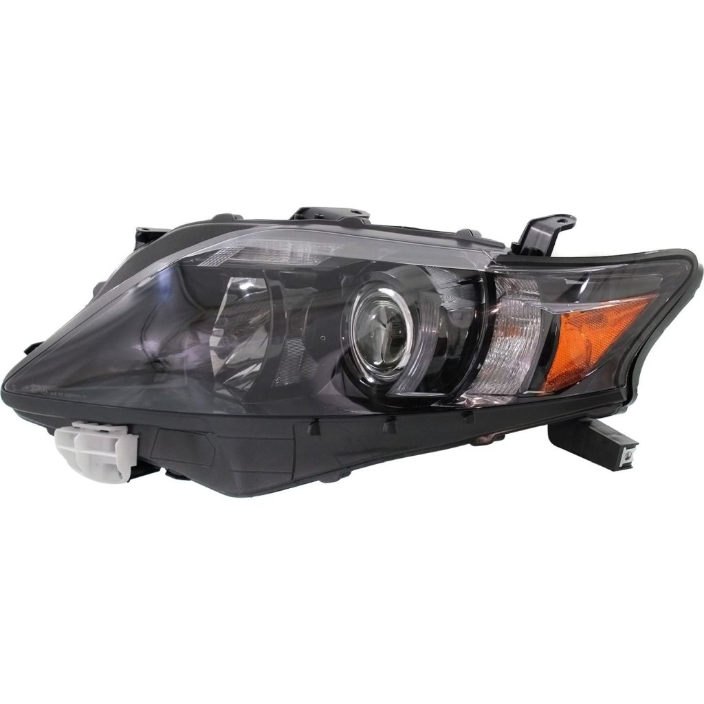 LEXUS RX 350 HEAD LAMP ASSEMBLY LEFT (Driver Side) (HALOGEN)(BLK BEZEL)(CANADA) OEM#811500E170 2012 PL#LX2502155