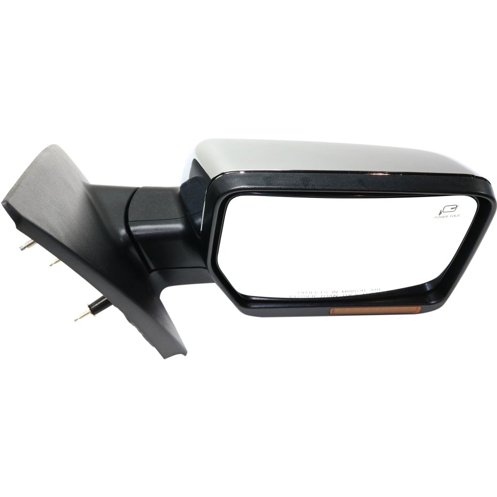 LINCOLN MARK LT DOOR MIRROR RIGHT (Passenger Side) PWR/HTD/SIGNAL/PUDDLE/MEMEMORY/PWR-FOLD (CHR) OEM#8L3Z17682AA 2007-2008 PL#FO1321372