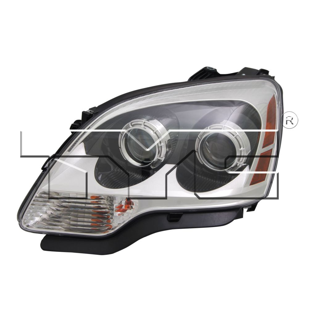 GM TRUCKS & VANS ACADIA / ACADIA LIMITED HEAD LAMP ASSEMBLY LEFT (Driver Side) (HALOGEN)(CLEAR PROJECTOR LENS) OEM#20912393 2008-2012 PL#GM2502358