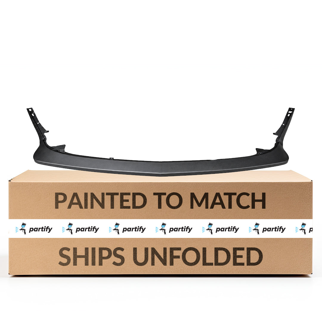 DODGE CHALLENGER FRONT BUMPER AIR DEFLECTOR TEXT-BLACK W/UPPER SIDE (W/ROUND FOG HOLE)(RT SCAT PACK TYPE) OEM#68258746AB 2015-2023 PL#CH1090168