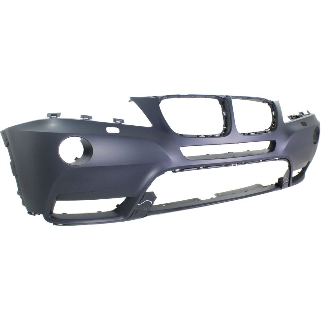 BMW BMW X3 FRONT BUMPER COVER PRM(W/ HL WASHER)(WO/M PKG) **CAPA** OEM#51117261188 2011-2014 PL#BM1000253C
