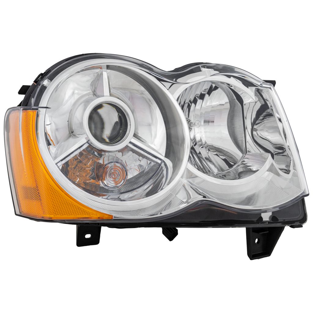 JEEP GRAND CHEROKEE HEAD LAMP ASSEMBLY RIGHT (Passenger Side) (HID)(W/O KIT) OEM#55157484AH 2008-2010 PL#CH2519129