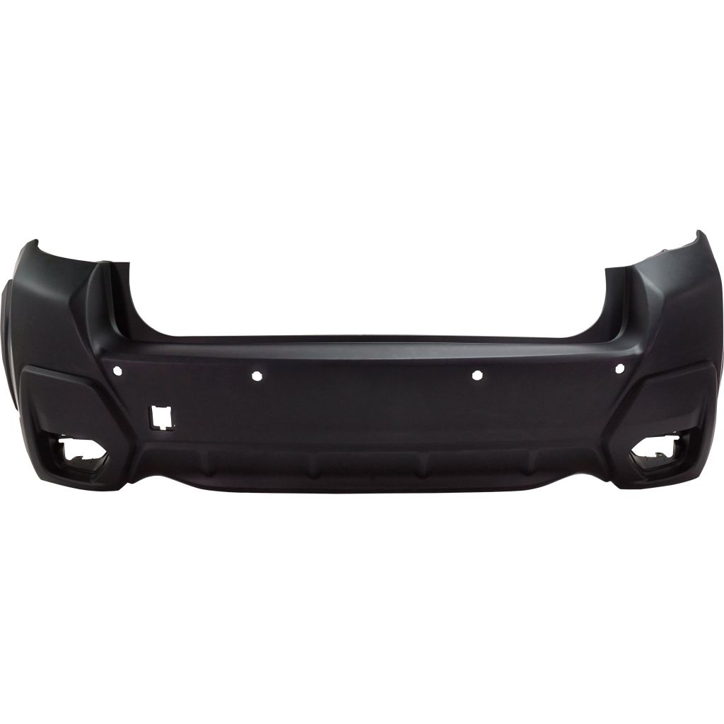 SUBARU CROSSTREK HYBRID REAR BUMPER COVER PRM/LWR-TXT (W/SENSOR)**CAPA** OEM#57702FL220 2019-2023 PL#SU1100188C