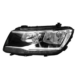 VOLKSWAGEN TIGUAN HEAD LAMP ASSY LEFT (Driver Side) (HALOGEN)(W/LED DRL) OEM#5NL941005 2018-2021 PL#VW2502169