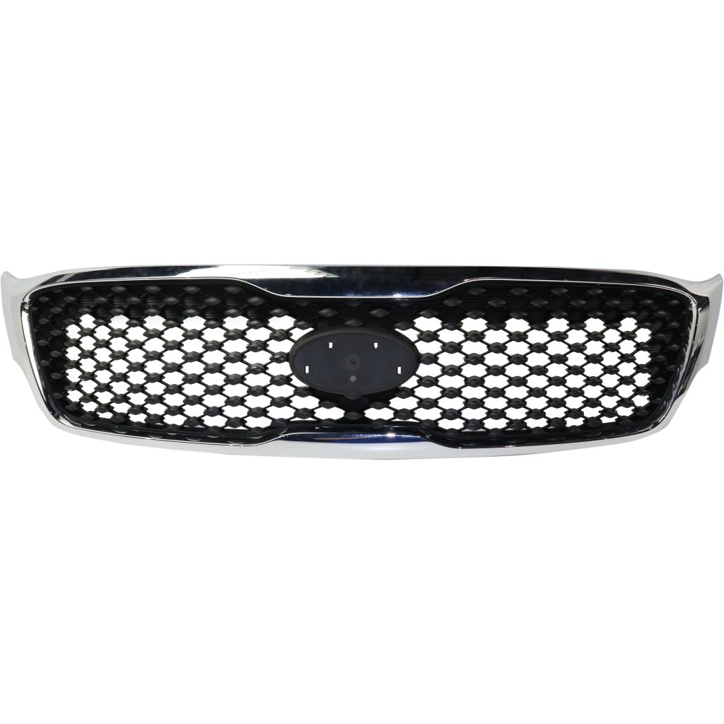 KIA SORENTO GRILLE ASSEMBLY CHR/MAT-BLK (L/LX/EX) OEM#86380C6000 2016-2018 PL#KI1200181