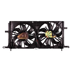 BUICK TERRAZA RADIATOR & A/C FAN ASSY (3.5L)(WO/REAR A/C)(DUAL FAN) OEM#15290117 2005-2006 PL#GM3115196