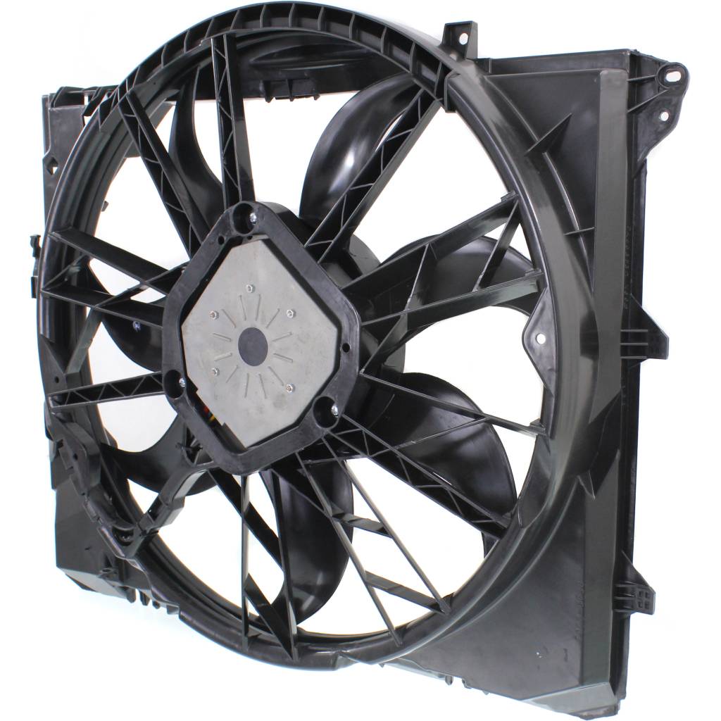 BMW BMW 1 SERIES COUPE/CONVERTIBLE RADIATOR FAN ASSEMBLY (128I CP)(WO/SULEV)(W/ WARM CLIMATEOPTION) OEM#17427562080 2008-2013 PL#BM3117101