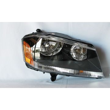 DODGE AVENGER HEAD LAMP ASSEMBLY RIGHT (Passenger Side) (BLACK HSG) OEM#5303744AD 2008-2014 PL#CH2503194