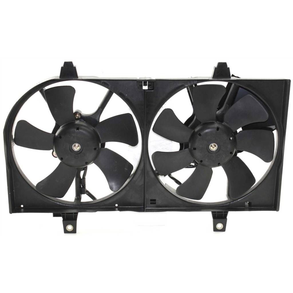 NISSAN SENTRA RADIATOR & A/C FAN ASSY (W/AC)(1.8 2000-2001/2.0L)(DUAL FAN) OEM#214816M100 2000-2006 PL#NI3115102