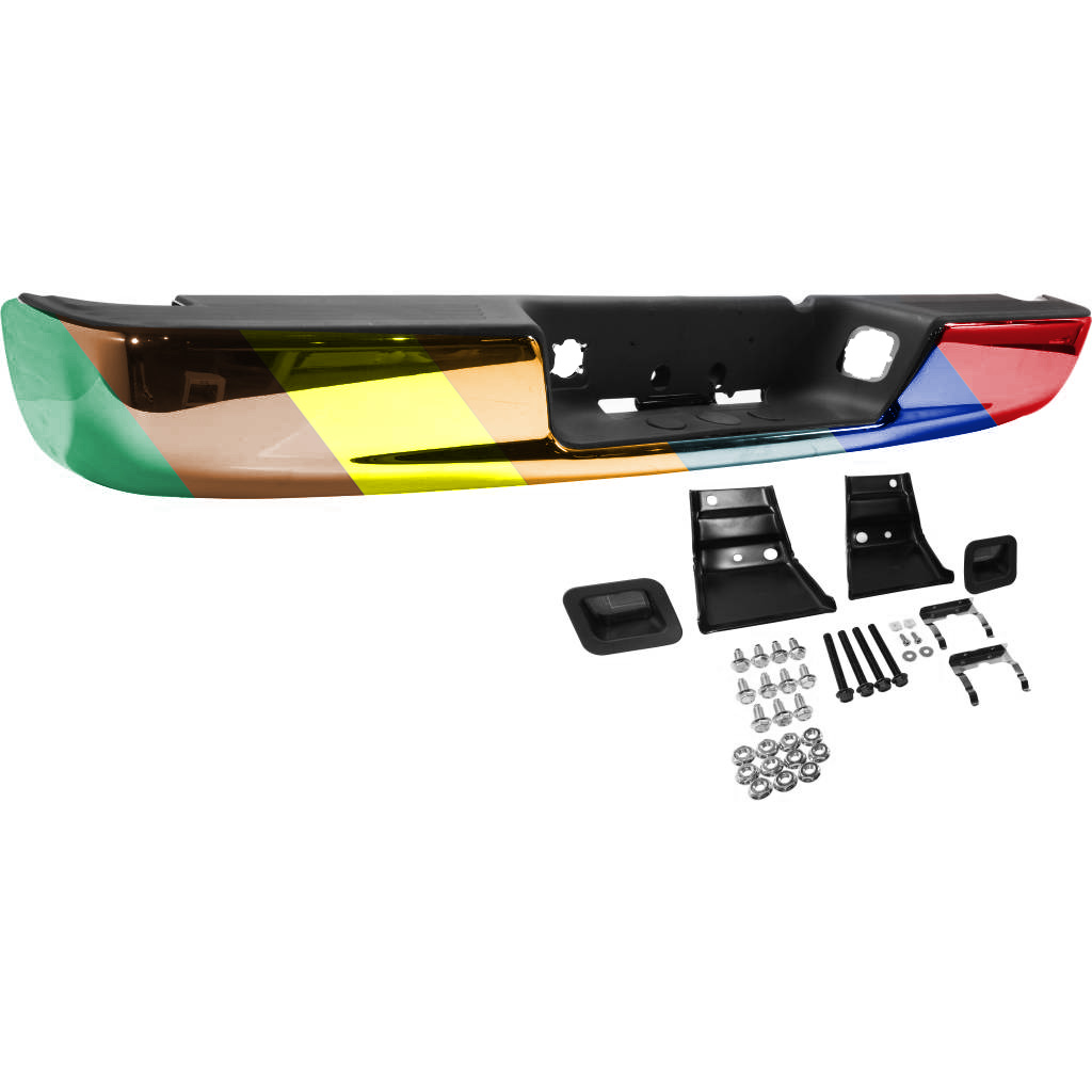 DODGE TRUCKS & VANS DODGE/PU ( R1500)(EXC Mega Cab 06-08) STEP BUMPER ASSEMBLY CHROME OEM#PERFORMANCE 2004-2008 PL#CH1103111