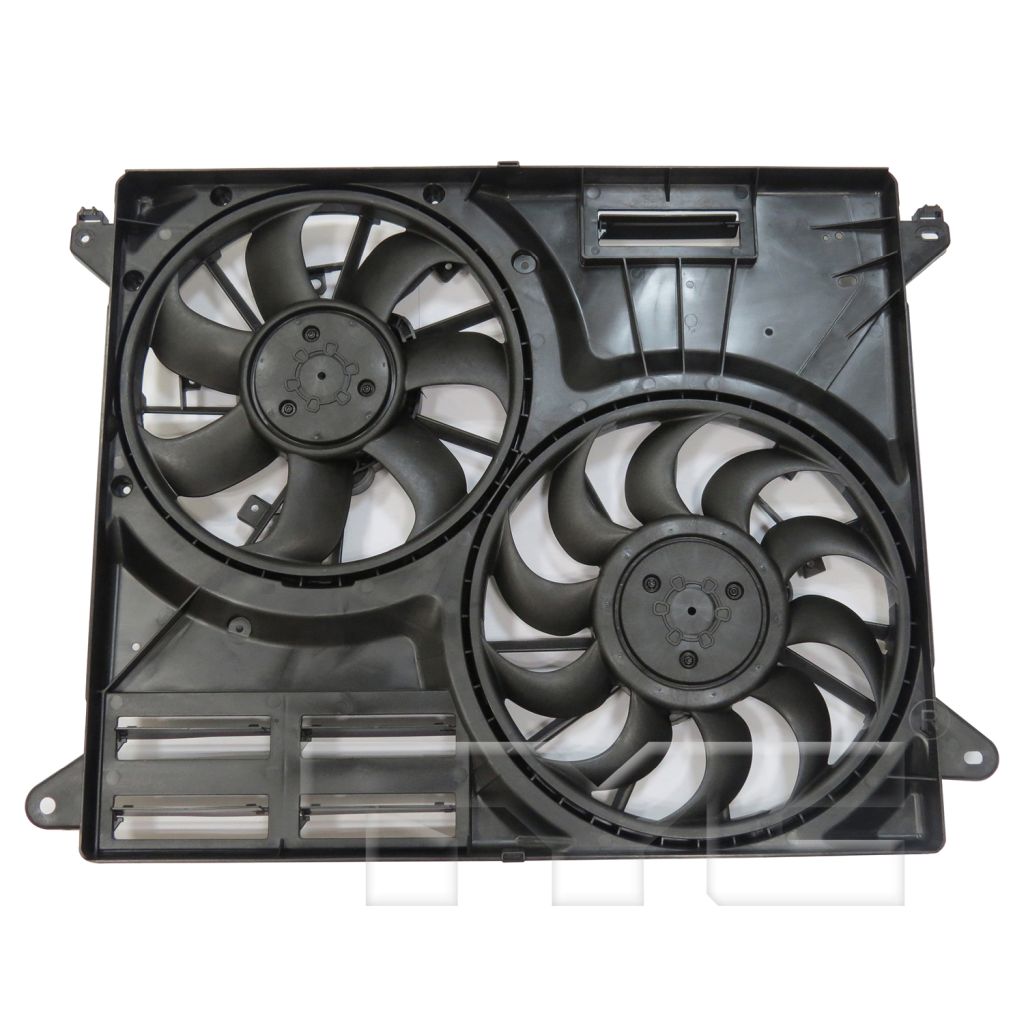 FORD TRUCKS & VANS EDGE RADIATOR & A/C FAN ASSY(DUAL FAN)(2.0L TURBO) OEM#F2GZ8C607A 2019-2022 PL#FO3115223