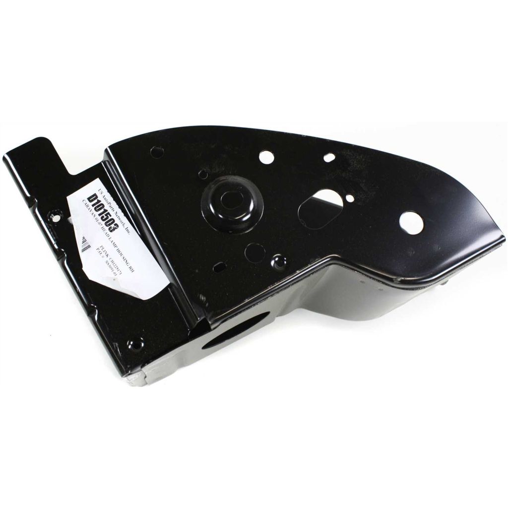 DODGE TRUCKS & VANS VOYAGER HEAD LAMP MTG PANEL RIGHT (Passenger Side) (Metal )(SIDE OF RAD. SUPPORT) OEM#5018512AB 2001-2003 PL#CH1225171