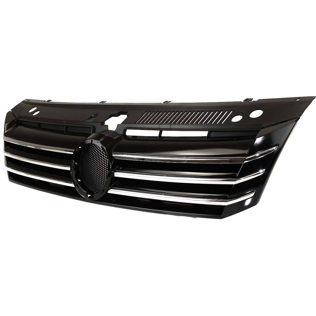 VOLKSWAGEN PASSAT GRILLE CHR/BLK (WO/ 4 VERTICAL CHROME MLDG) OEM#561853651COQE 2012-2015 PL#VW1200153