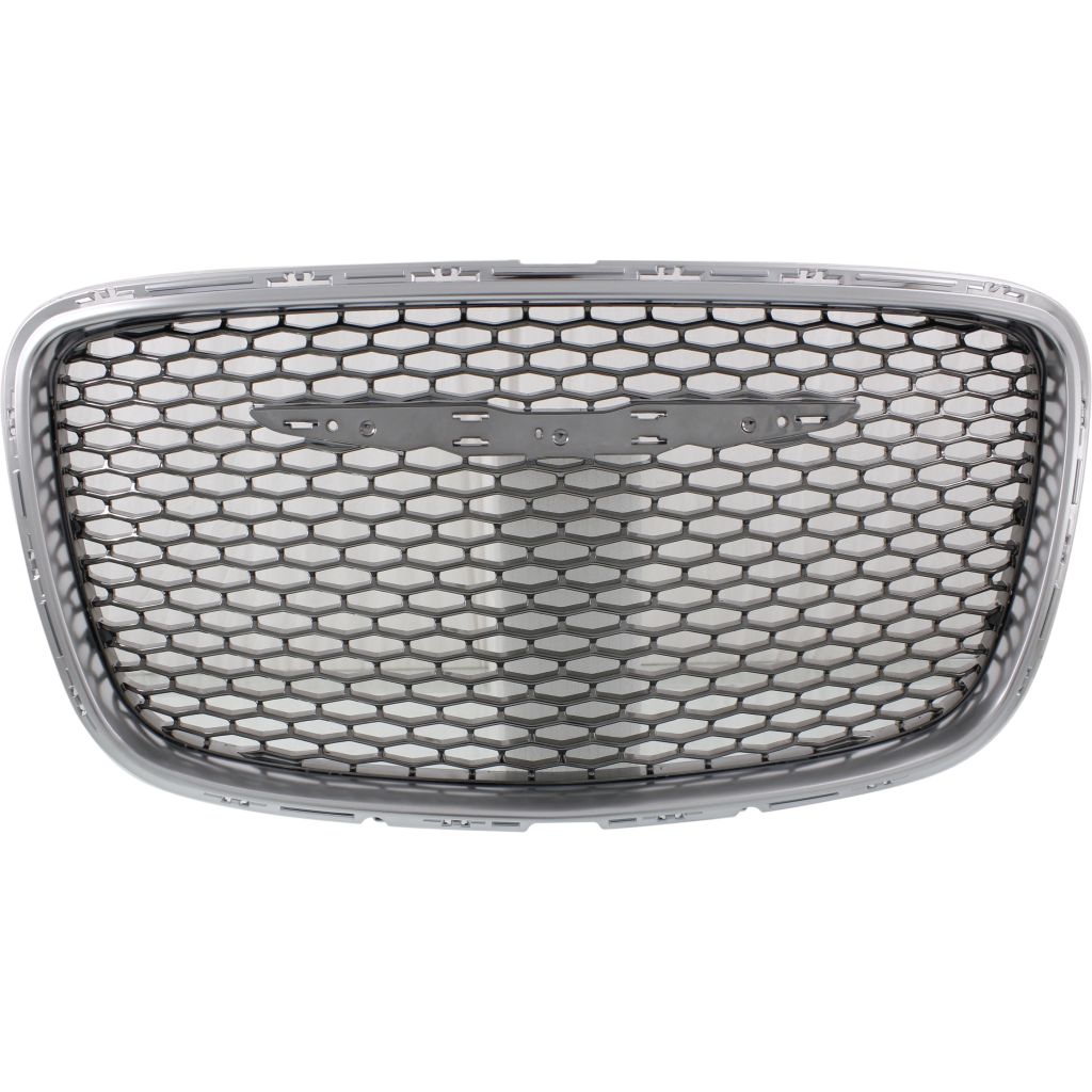CHRYSLER 300 GRILLE PLANTINUM CHR/BLK (300C PLATINUM MDL) OEM#5SW17SZUAE 2015-2023 PL#CH1200396