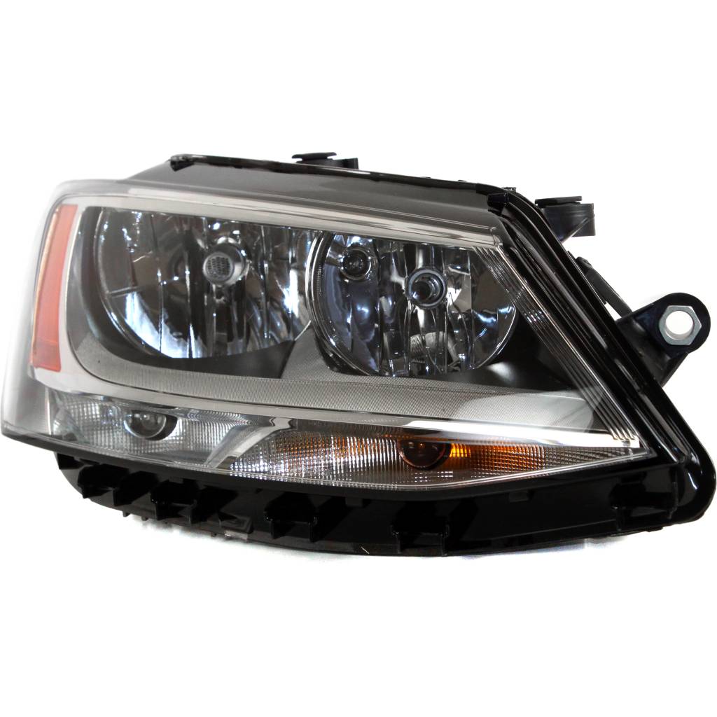 VOLKSWAGEN JETTA HYBRID HEAD LAMP ASSEMBLY RIGHT (Passenger Side) (HALOGEN) **CAPA** OEM#5C7941006 2013-2016 PL#VW2503146C