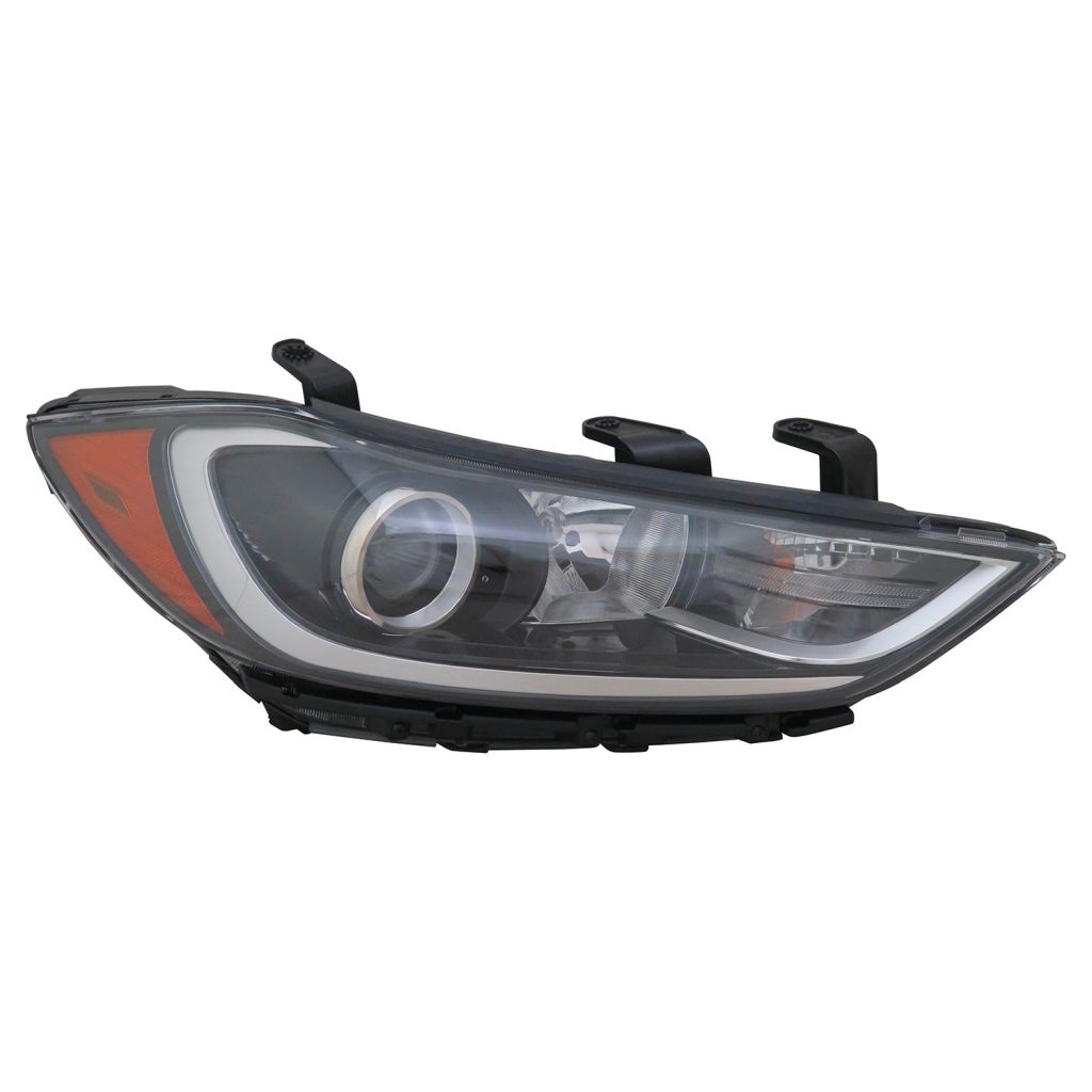 HYUNDAI ELANTRA SEDAN HEAD LAMP ASSEMBLY RIGHT (Passenger Side) (HALOGEN)(WO/DRL)(USA) OEM#92102F3000 2017-2018 PL#HY2503206