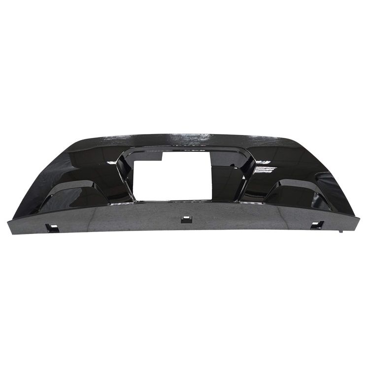 VOLKSWAGEN ATLAS CROSS SPORT REAR BUMPER LOWER AIR DIFFUSER GLOSS-BLACK (W/HITCH)(W/R-LINE) OEM#3CM807568C041 2020-2023 PL#VW1195128