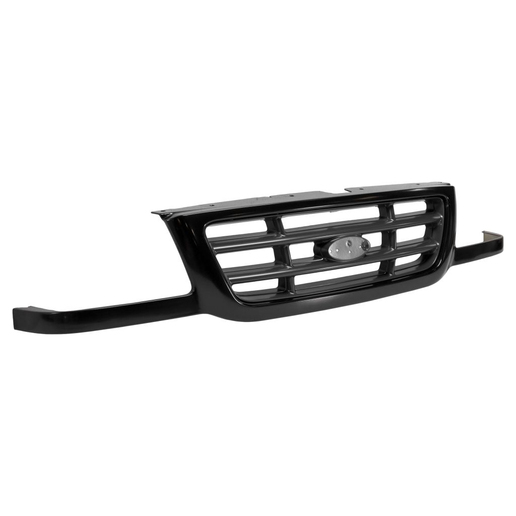 FORD TRUCKS & VANS RANGER GRILLE BLACK/ARG ( 2 horizontal & 2 vetical bars) OEM#3L5Z8200AA 2001-2003 PL#FO1200393