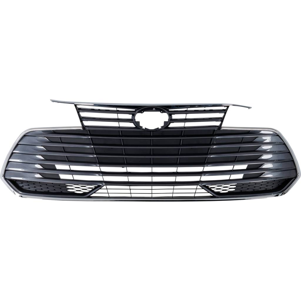TOYOTA AVALON HYBRID GRILLE ASSY SILVER/GRAY (XLE/LIMITED)(WO/AVM)**CAPA** OEM#5310207070 2019-2022 PL#TO1200436C