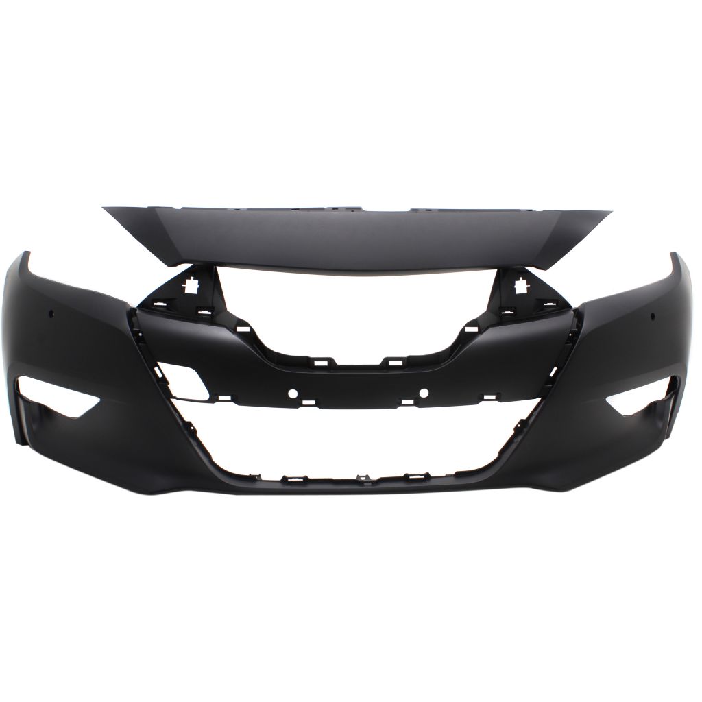 NISSAN(DATSUN) MAXIMA FRONT BUMPER COVER PRIMED (W/ SENSOR)(EXC S MDL) OEM#620224RB1H 2016-2018 PL#NI1000310