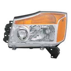NISSAN TITAN HEAD LAMP ASSY LEFT (Driver Side) OEM#260609FF0A 2008-2015 PL#NI2502168