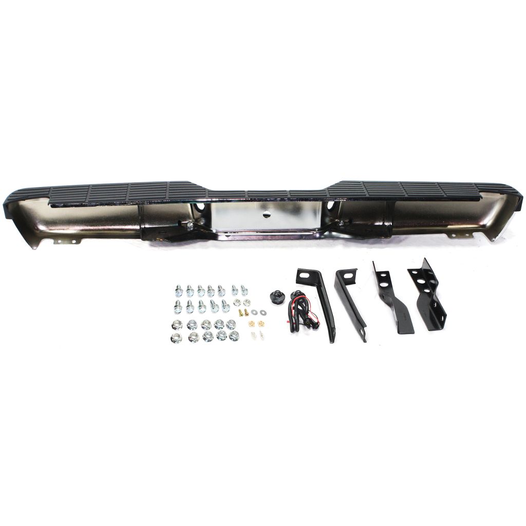 FORD TRUCKS & VANS RANGER STEP BUMPER ASSEMBLY CHROME (STYLE SIDE)(W/BLACK PADS) OEM#4L5Z17906AA-PFM 1998-2011 PL#FO1102306