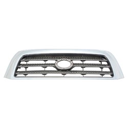 TOYOTA TUNDRA GRILLE SLV-GRAY W/CHR FRAME (LTD)(W/O Sport Pkg) OEM#531000C180 2007-2009 PL#TO1200303