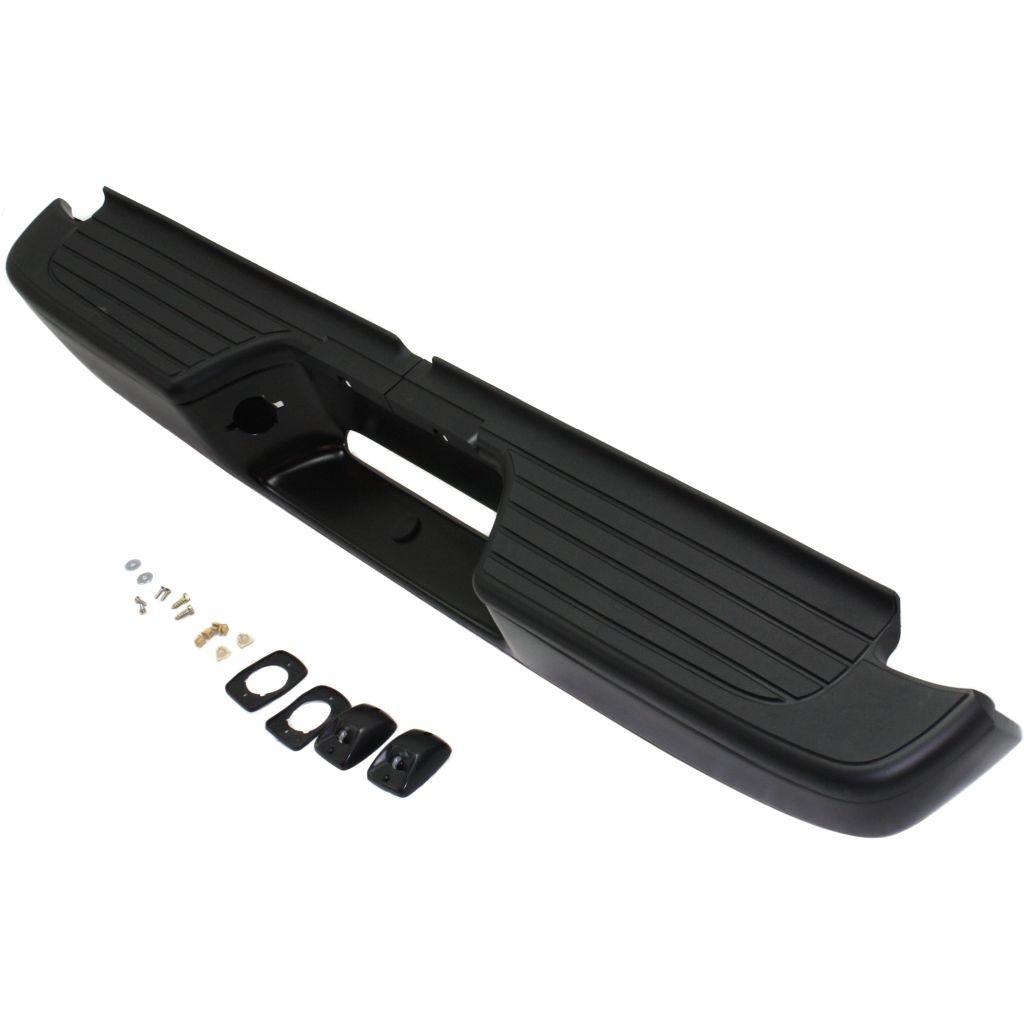TOYOTA TACOMA STEP BUMPER ASSEMBLY BLACK (W/PAD)(W/BKT)(STD BED) OEM#002283598201 2001-2004 PL#TO1102214