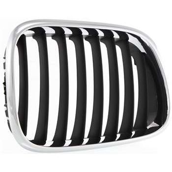 BMW BMW X5 GRILLE RIGHT (Passenger Side) CHROME/BLACK OEM#51138402646 2000-2003 PL#BM1200153