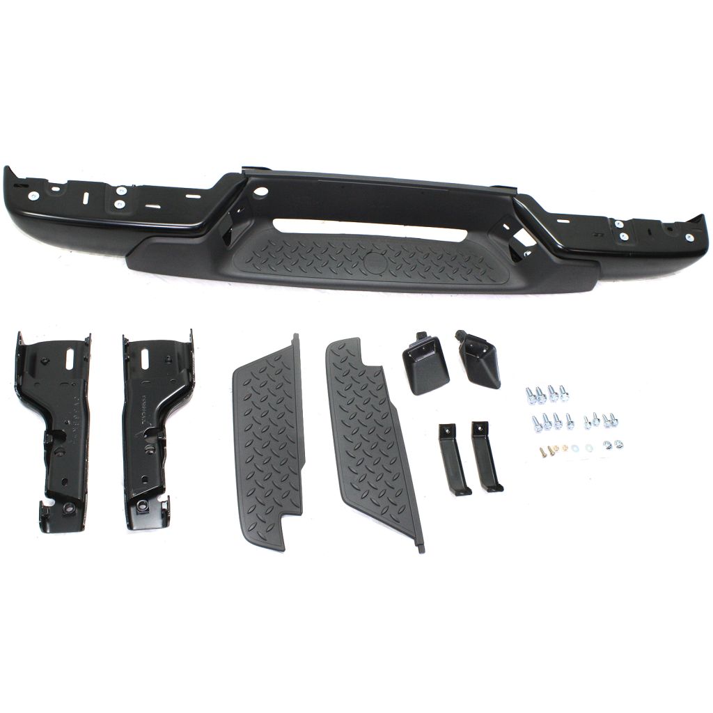 GM TRUCKS & VANS CANYON (GMC) STEP BUMPER ASSEMBLY BLACK (W/O XTREME & TOWING) OEM#20814972-PFM 2008-2012 PL#GM1103157