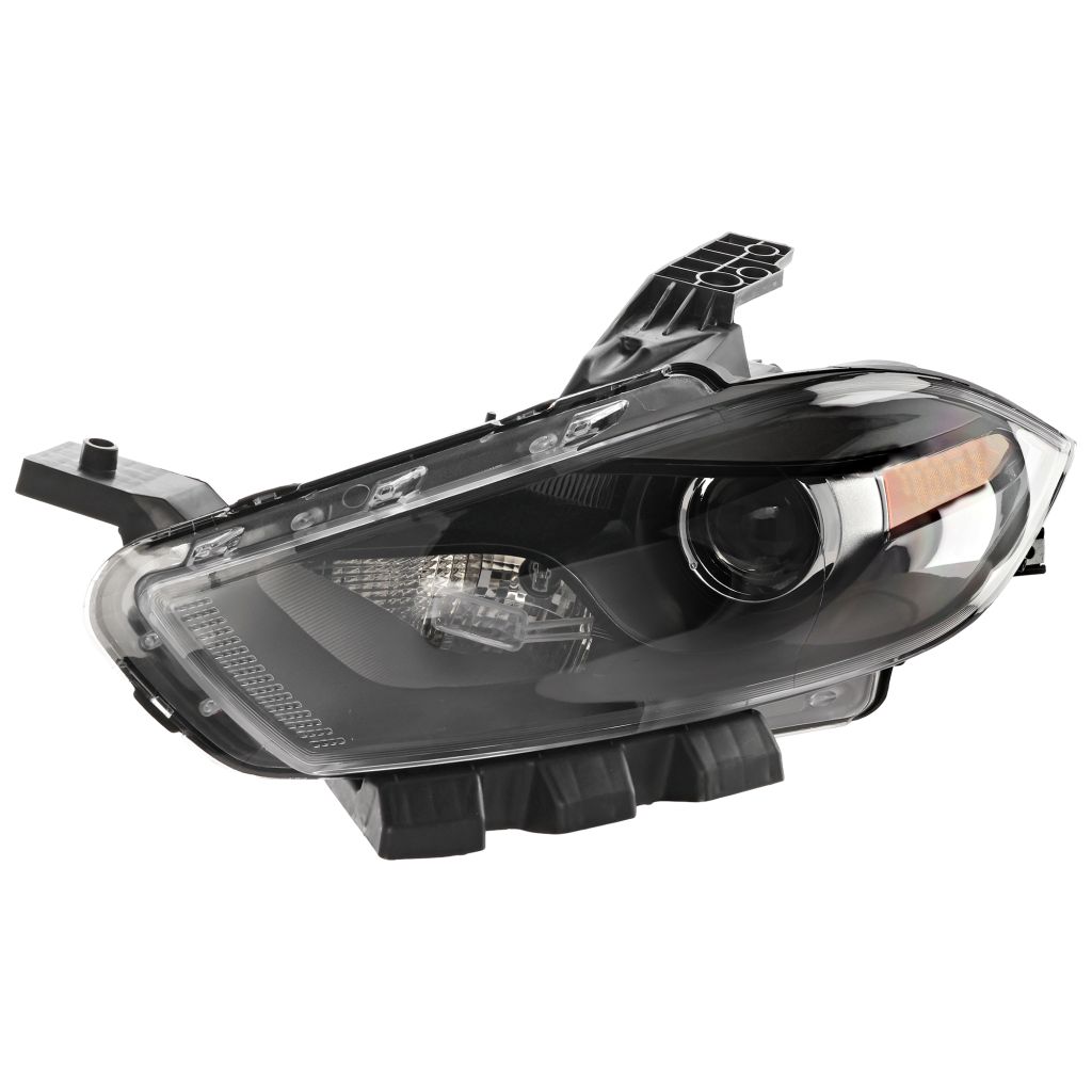 DODGE DART HEAD LAMP UNIT LEFT (Driver Side) (HID)(BLK BEZEL)(WO/HID KITS) OEM#68292809AB 2013-2016 PL#CH2518145