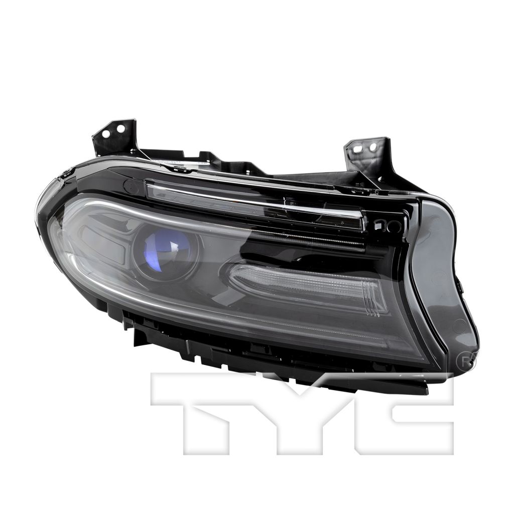 DODGE CHARGER HEAD LAMP ASSEMBLY RIGHT (Passenger Side) (HALOGEN) (W/LED DRL)**CAPA** OEM#68294430AF 2016-2017 PL#CH2503296C