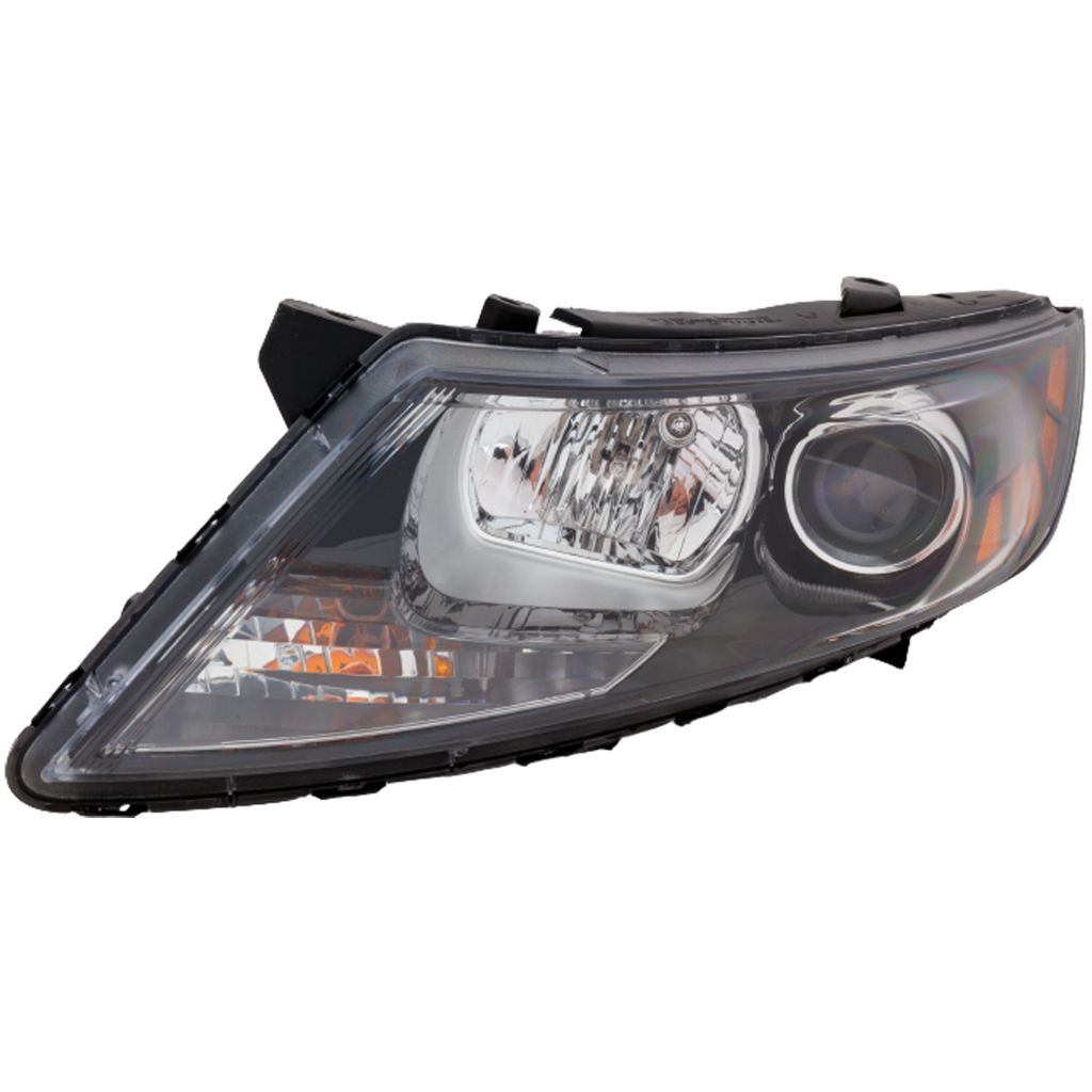 KIA OPTIMA HEAD LAMP ASSEMBLY LEFT (Driver Side) (HID)(W/KIT)(WO/DRL) OEM#921012T110 2011 PL#KI2502231