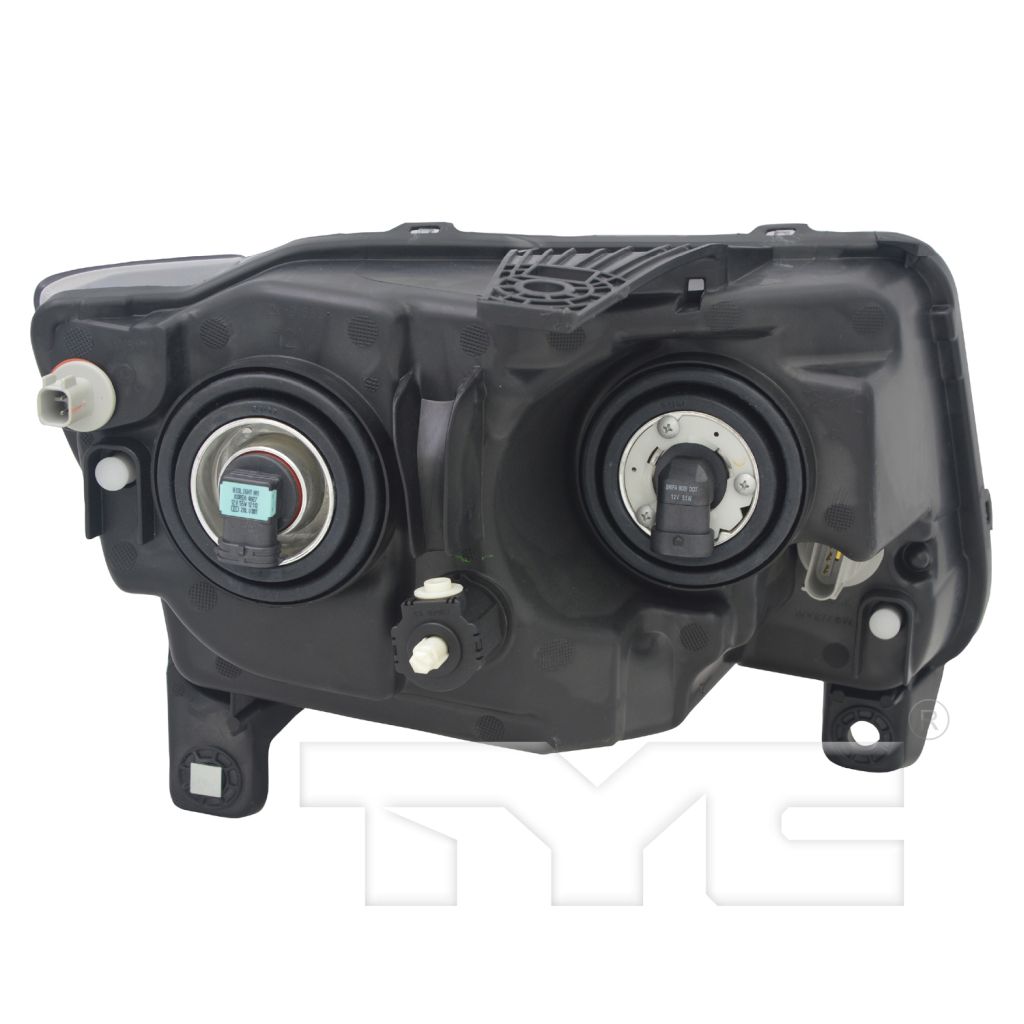 JEEP COMPASS HEAD LAMP ASSEMBLY LEFT (Driver Side) (WO/PROJECTOR)(BLK BEZEL) **CAPA** OEM#68171215AB 2013-2017 PL#CH2502246C