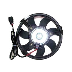 VOLKSWAGEN PASSAT (1PC HEAD/LAMP Design) RADIATOR FAN ASSEMBLY 1.8/2.0/2.8L (Auxiliary) OEM#8D0959455R 2001-2005 PL#VW3115105