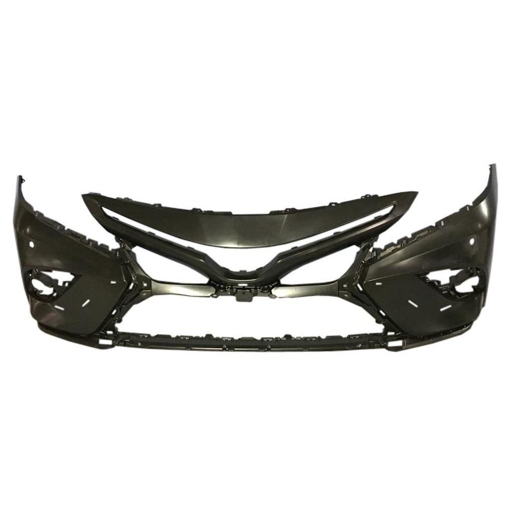 TOYOTA CAMRY HYBRID FRONT BUMPER COVER PRIMED (XSE)(W/SENSOR)(W/CAMERA) OEM#521190X955 2021-2024 PL#TO1000472