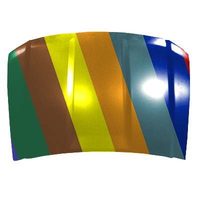 GM TRUCKS & VANS SIERRA/PU 1500 (19 OLD STYLE) HOOD (ALUM) OEM#84348415 2014-2019 PL#GM1230425