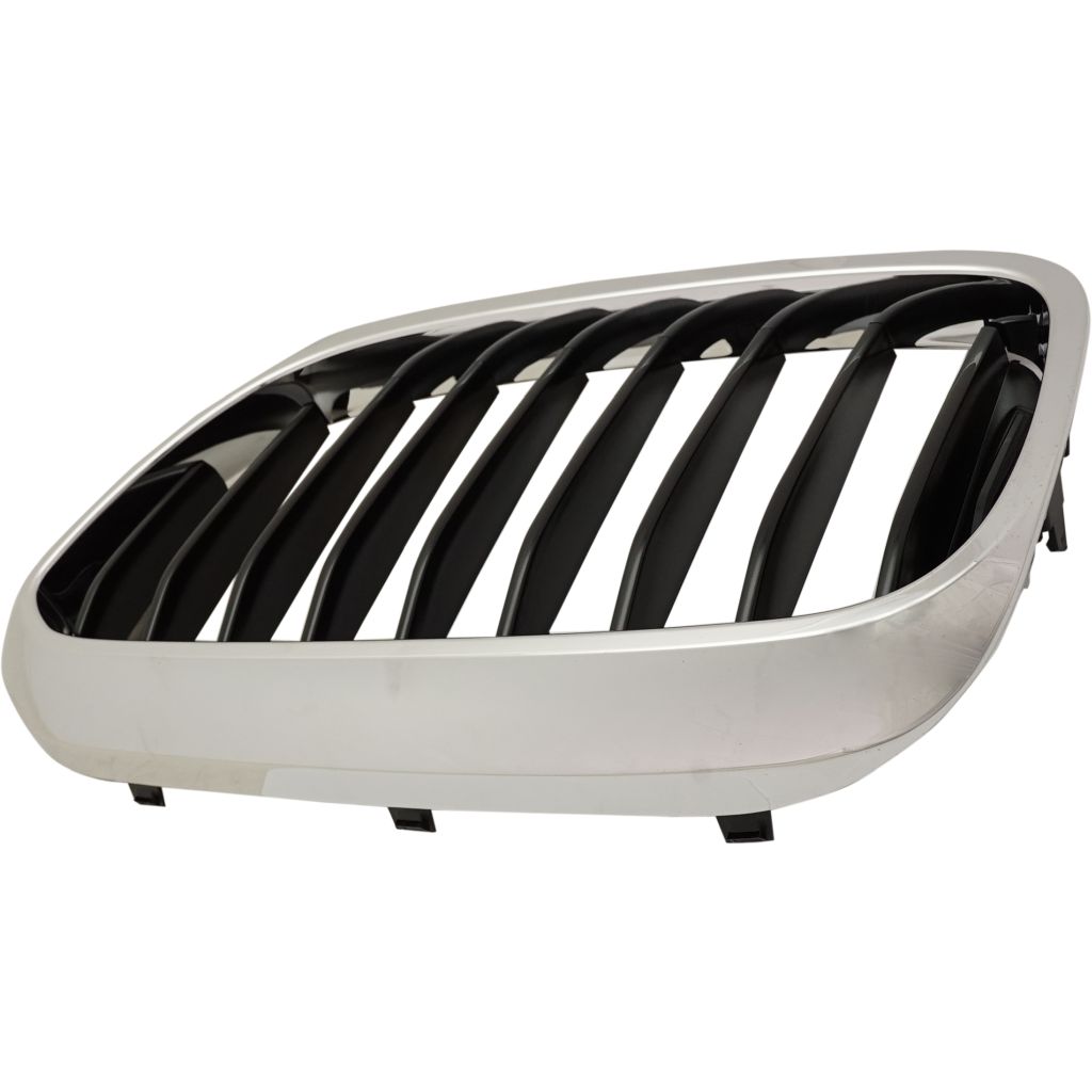 BMW BMW 5 SERIES HYBRID GRILLE LEFT (Driver Side) CHROME/BLACK (W/M PKG)(WO/NIGHT VISION) OEM#51137390863 2018-2020 PL#BM1200300