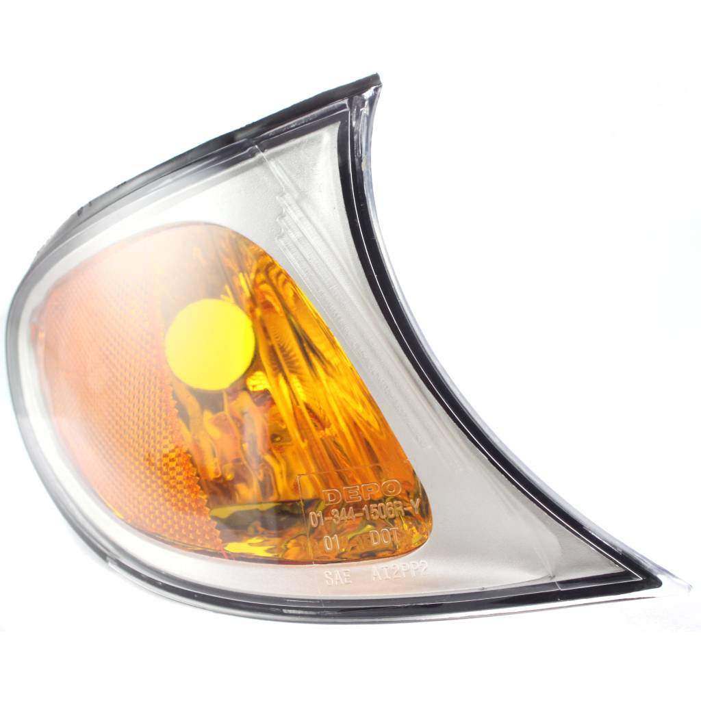 BMW BMW 3 ( i/xi ) (SEDAN/WAGON) CORNER LAMP UNIT RIGHT (Passenger Side) (AMBER SIGNAL W/SILVER BASE) OEM#63136915384 2002-2005 PL#BM2521110
