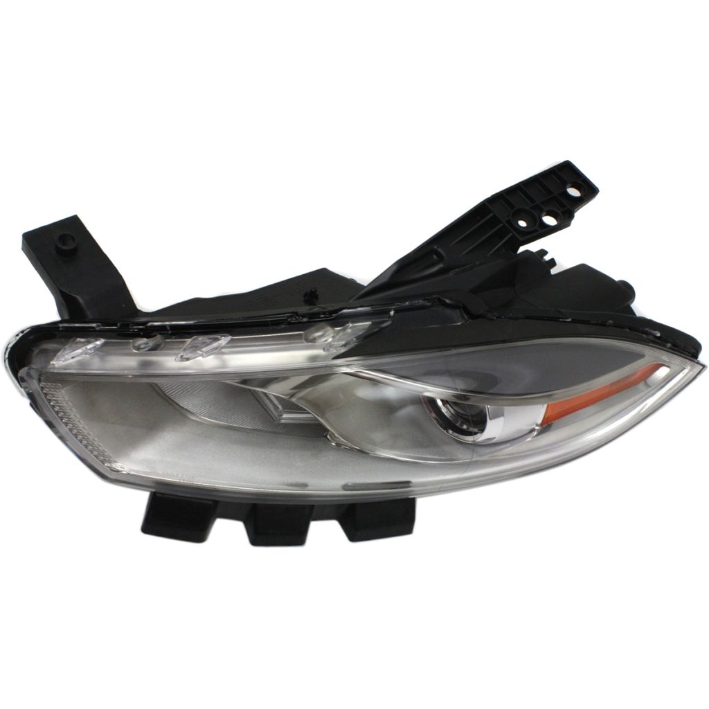 DODGE DART HEAD LAMP UNIT LEFT (Driver Side) (HID)(CHROME BEZEL)(WO/HID KITS) OEM#68292807AB 2013-2016 PL#CH2518144