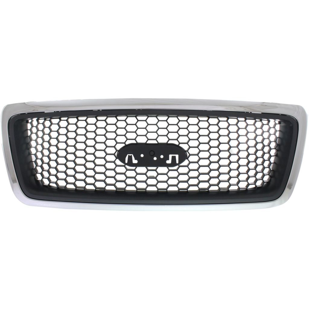 FORD TRUCKS & VANS FORD/PU (F150 EXC HERITAGE) GRILLE CHROME FRAME/ BLACK HONEYCOMB(WO/BAR)(XLT)(WO/CHROME PKG) OEM#7L3Z8200CA 2006-2008 PL#FO1200469